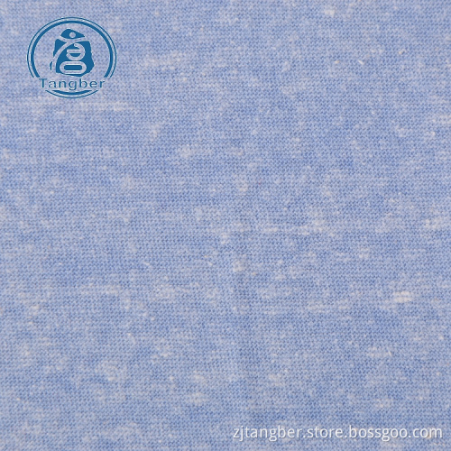 tissu jersey flammé tcr en rayonne de coton polyester tricoté